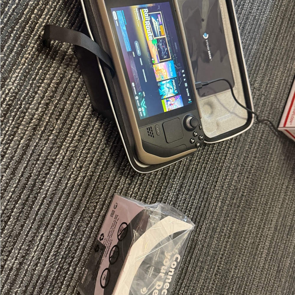 Steam deck Console with Case and dock